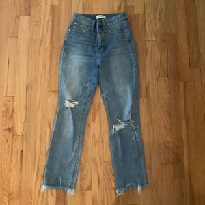 Madewell vintage ripped jeans
